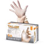 Luva Vinil Talge com Pó