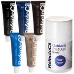 Kit Tintura Refectocil + Oxidante Líquido para Cílios e Sobrancelhas