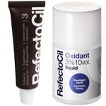 Kit Tintura Refectocil + Oxidante Líquido para Cílios e Sobrancelhas
