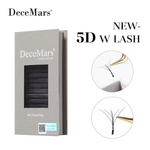 Cílios 5D W Wispy / Spike Decemars Curvatura D - Volume Egípcio - Mix 8 / 15