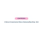 Kit 5 Sérum Crescimento Cílios e Sobrancelhas Niraj 8ml