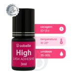 Cola Sobelle High Adesivo Alta Umidade na Extensão de Cílios  – 3ml