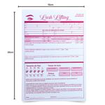 Ficha Anamnese para Lash Lifting – 100 Folhas