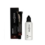 Kit Tintura Master  Marrom + Oxidante para Cílios e Sobrancelhas