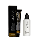 Kit Tintura Master  Loiro Escuro + Oxidante para Cílios e Sobrancelhas