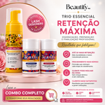 Kit Espuma Arretada + Primer + Finalizador Beautify Pro