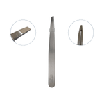 Pinça para Sobrancelhas Solingen Ponta Diagonal Chanfrada Inox