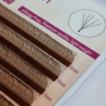 Cílios Marrom 5DW  Fadvan Curvatura D - Volume Egípcio
