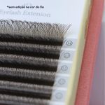 Cílios Marrom 4D W Decemars Curvatura D - Volume Egípcio