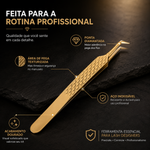 Pinça Fadvan para Extensão de Cílios Diamantada AF03