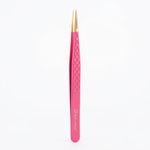Pinça Bella Moça Reta para Cílios Rosa