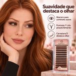 Cilios Marrom Y Bella Moça Curvatura D - Volume Brasileiro