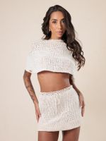 Conjunto Palha Crochet