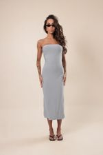 Vestido Comfy Cinza