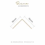 Cantoneira Alumínio Siena Golden 308 16mmx16mmx3m - Viscardi