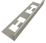 Filete Metálico Perfil L Aço Inox Escovado 2mm x 14mm x 2,98m LHD