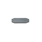 Junção Reta em Aço Galvanizado para Conexões 30x10mm Homeney