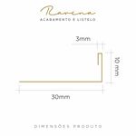 Listelo Slim Aço Inox Ravena Cromado 267 3mmx10mmx3m - Viscardi
