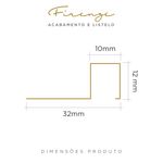 Listelo U Alumínio Firenze 10mmx12mmx3m - Viscardi