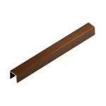 Listelo U Alumínio Luxor  Premium 10mmx10mmx3m - Viscardi