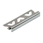 Listelo U em Aço Inox  Firenze 10mmx12mmx3m - Viscardi
