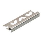 Listelo U em Aço Inox  Firenze 10mmx12mmx3m - Viscardi