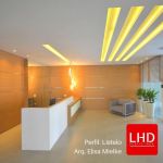 Perfil U Listelo Em Aço Inox Escovado 9mm x 20mm x 2,98m LHD