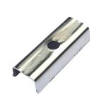 Suporte Inox Para Instalação Listelo 7mm x 17mm x 30mm LHD