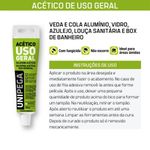 Silicone Acético Unipega Incolor Uso Geral Bisnaga 50ml
