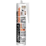 Silicone Uso Geral Híbrido Unipega Branco Cartucho 280ML