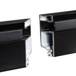 Junção Canto Aço Galvanizado p/ Rodapé Orion 40x13mm Homeney