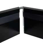 Junção Canto Aço Galvanizado p/ Rodapé Orion 40x13mm Homeney