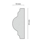 Rodameio Homestar Poliestireno HD CW 10 - Br. c/ 2,00 mts