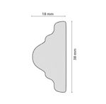 Rodameio Homestar Poliestireno HD CW 11 - Br. c/ 2,00 mts