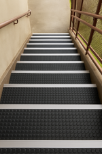Cantoneira Autocolante em Alumínio Para Degrau Escada 34mm x 14mm - Homeney