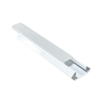 Perfil de Led de Sobrepor Canto 90 Graus em Alumínio com Difusor 28mm - Homeney