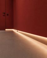 Rodapé Invertido Aquila em Aluminio com Aba para LED 100mm x 20mm - Homeney
