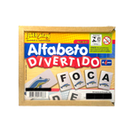 Alfabeto Divertido 60 Peças Cx em Madeira - Jottplay