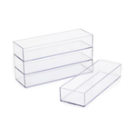 Bandeja Modular 04 Peças Cristal - Maxcril
