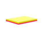 Bloco Adesivo 76 x 102mm 100fls Bicolor Maxprint Cod-74168-6
