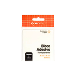 Bloco Adesivo 76 x 76mm transparente com 50fls - Leo e Leo