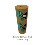 Bobina Papel Metro Kraft 15Kg 1,20mt x 80g/m² - Pilar