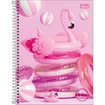 Caderno 12 x 240fls C. D. Zoom+ Feminino - Tilibra