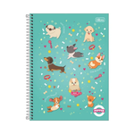 Caderno 20 x 320fls C. D. Vibe Feminino - Tilibra 