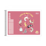 Caderno Desenho 96fls Capa Flexível - Tilibra