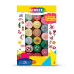 Carimbo Divertido com Estampas Sortidas - Acrilex
