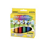Cola Colorida com 06 Cores - Acrilex