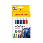 Hidrocor com 06 Cores Color - Compactor
