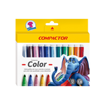 Hidrocor com 12 Cores Color - Compactor 
