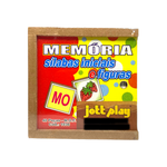 Jogo da Memoria Silabas Iniciais e Figuras c/ 20 Pares - Jottplay